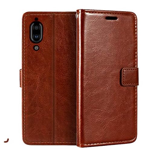 Sharp Aquos S2 - Funda tipo cartera para Sharp Aquos C10 (piel sintética, cierre magnético, tarjetero, función atril)