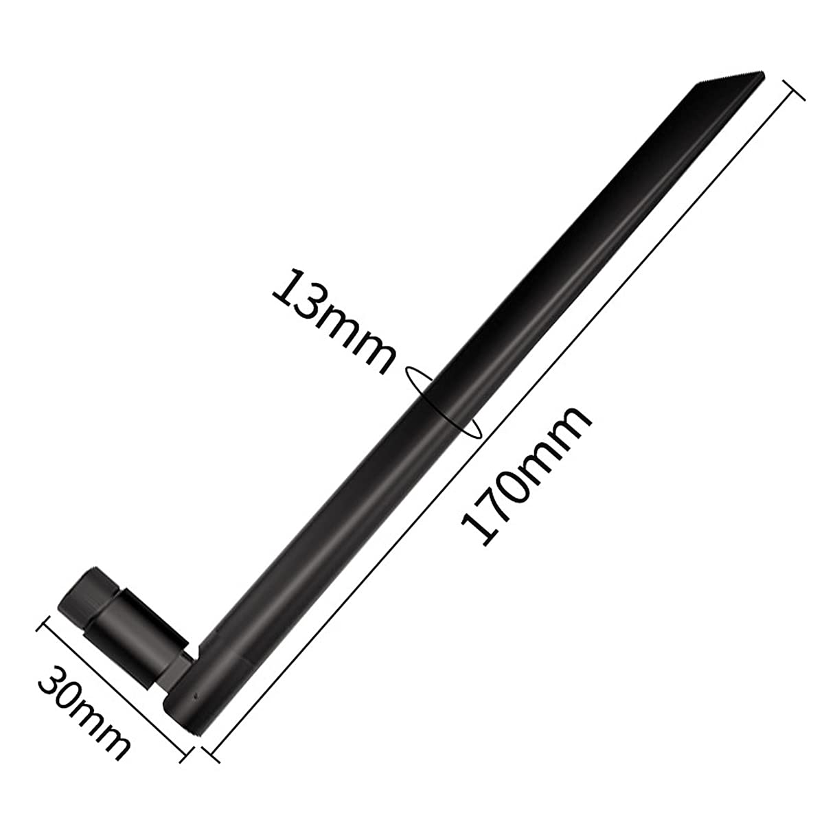 2PCS GPS BDS Rubber Antenna High Gain 7dBi Double Star Positioning with SMA-J Interface for Car Dealer Bus Stop Announcer Taxi Company Navigation TXGB-JKD-20