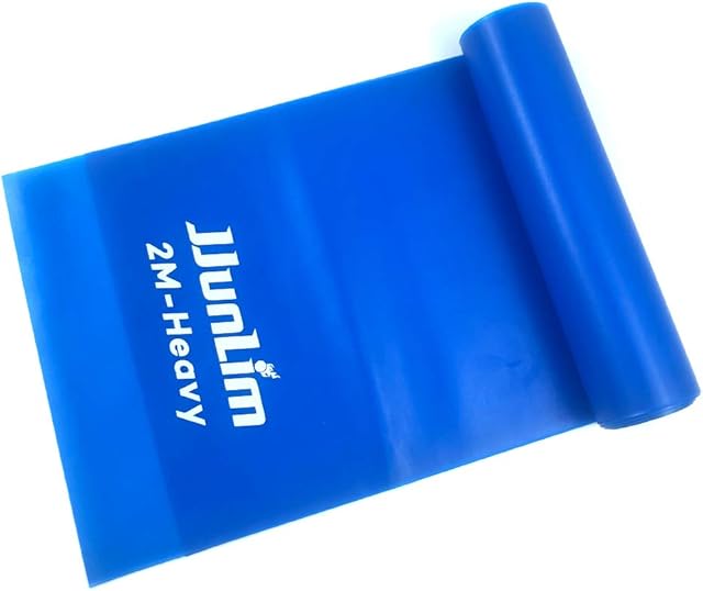 JJunLiM Latex-free Fitness Resistance Bands Elastic Stretch Bands Exercise Training Band Best for Pilates Yoga, Home Gym WorkOut or Physical Therapy
