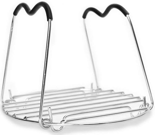 Trivet - Soporte para olla instantánea con asas de silicona resistentes al calor - Accesorios IP - Olla a presión - Se adapta a olla instantánea de