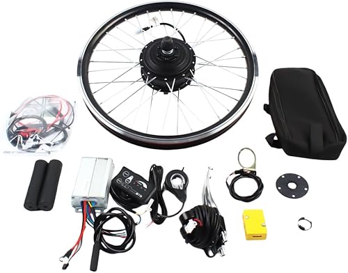 Miniatura 6 de E-Bike Conversion Kit, 20'' 36V 250W Electric Bicycle Conversion Kits Front Wheel Powerful Brushless Toothed Motor Electric Bike Motor Kit for 20
