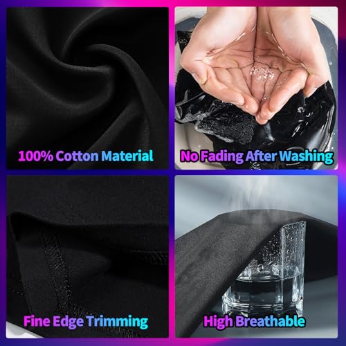 SOOOEC Camiseta LED activada por sonido, camiseta iluminada para Halloween, fiesta EDM, hip hop, cosplay, concierto, disfraz de cumpleaños, DJ, color negro, Negro (sonido), 46