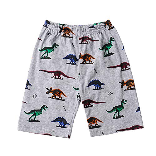 Little Hand Kids Dinosaurs Pajama 100% Cotton Short Pajamas For Boys Sleepwear Pjs Sets Toddler Summer Clothes Size 5T #TOP2