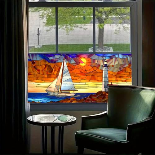 Película de ventana decorativa HOMETITUTE 39.3x17.7 pulg miniatura 2