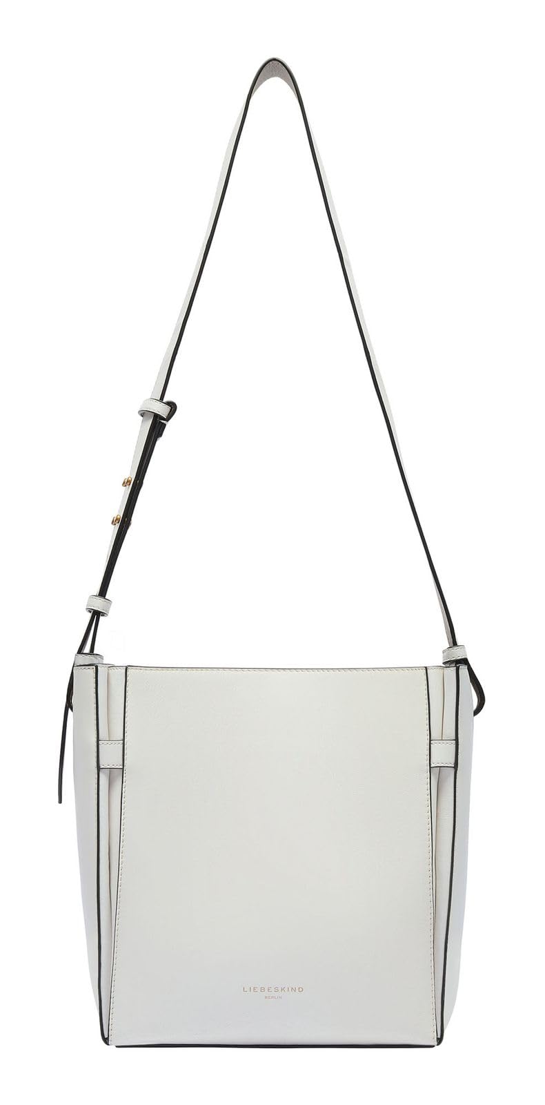 LIEBESKIND BERLIN Leather shoulder bag Kodiaq Sheep Hilla Hobo Bag Arctic creme-white