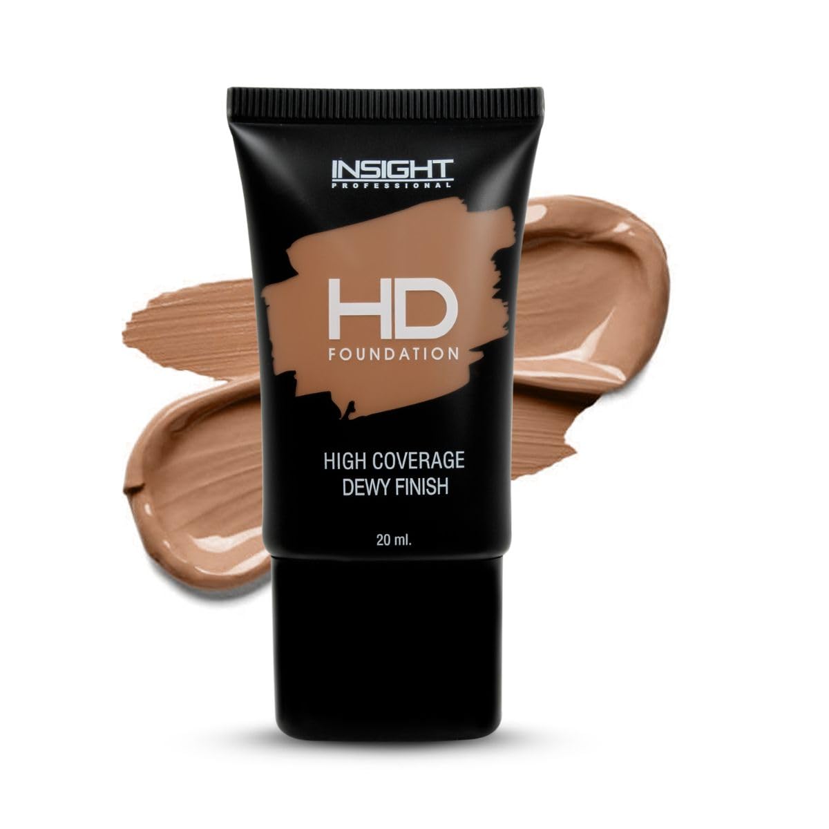INSIGHT HD Foundation For All Skin Types | Dewy Finish | High Coverage | Lightweight | MN35-20 ml