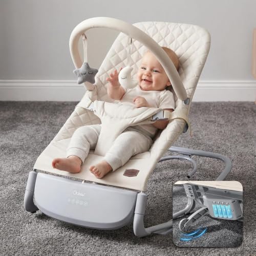 Electric Baby Rocker Chair & Infant Seat, 3-Speed Auto-Rock, Up to 20 lbs by Orzbow - Used condition - CA$80.09