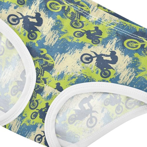 Girls Underwear Soft Cotton Dirt Bikes Kids Panties in Sizes 2/3t, 4t, 5t, 6 and 84