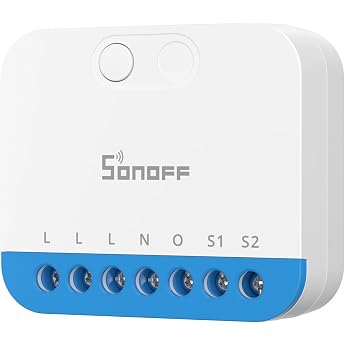 SONOFF Mini DIM Zigbee Dimmer Switch for Dimmable LED, Electronic Transformers, Incandescent &amp; Halogen Bulbs, Zigbee 3.0, Neu