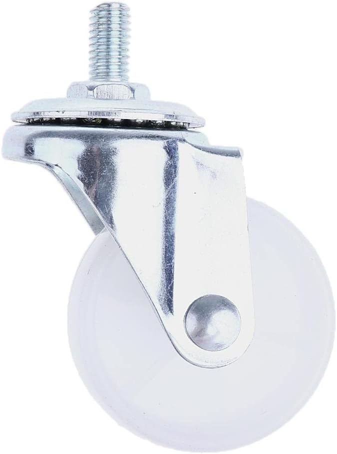 2'' Swivel Casters Wheels Floor Protector Rubber Caster Wheels White|Business & Industrial|Office|Office Furniture|Chairs