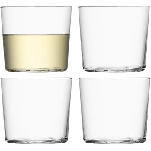 LSA International GI16 Gio Tumbler (low) 310ml Clear x 4