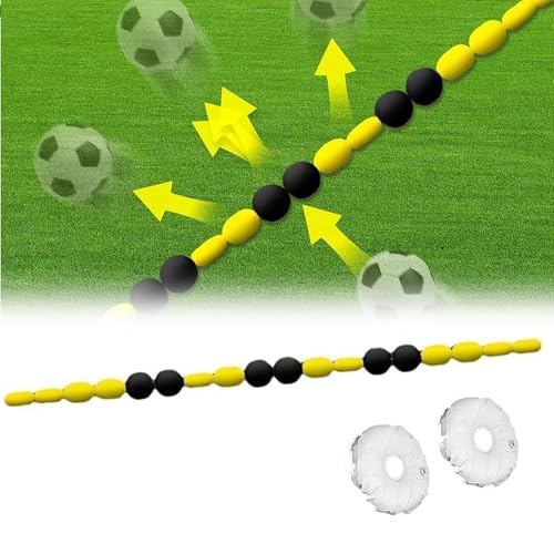 Réflexes de football améliorés face aux ballons fuyants avec cet entraîneur