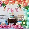 BBY Mna Two Banner – Mna Second Birthday Decorations, Birthday Party Supplies, Tropical Island Theme Banner for Girls - Birthdays Parties Decorations. #3