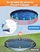 Meowant Hundepool Faltbar, Hundebadewanne, Planschbecken Groß Verdickt PVC, Extra Großer Outdoor-Faltbarer Pool, Tragbare Rutschfestes Hundeplanschbecken, Keine Pumpe Benötigt(200 x 30 cm)