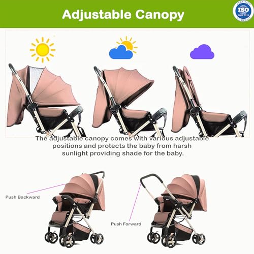 Image of SAFE-O-KID BABY FULL CANOPY STROLLER
