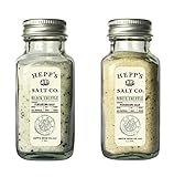 Hepp's Salt Co. Italian Black and White Truffle Salt Combo Pack
