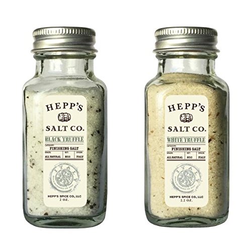 Hepp's Salt Co. Italian Black and White Truffle Salt Combo Pack