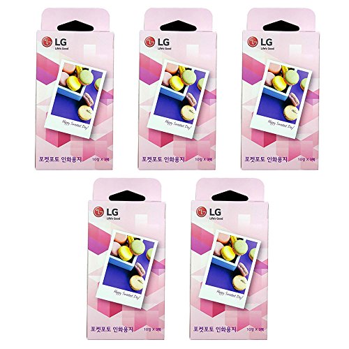 LG Pocket Photo Paper Zink 150 Sheet - PD231 PD239 PD241 PD251 Popo Printer