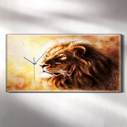 Horloge sur toile silencieuse pour chambre sans bruit de tic tac - 3
