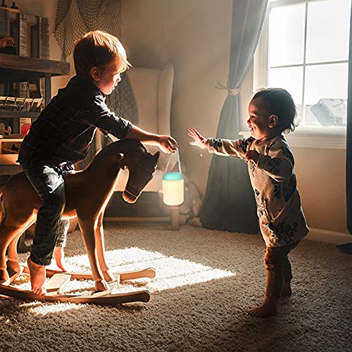 Lámpara portátil para niños recargable rosa miniatura 6