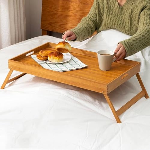 Table basse de lit en bambou pour un brunch cocooning