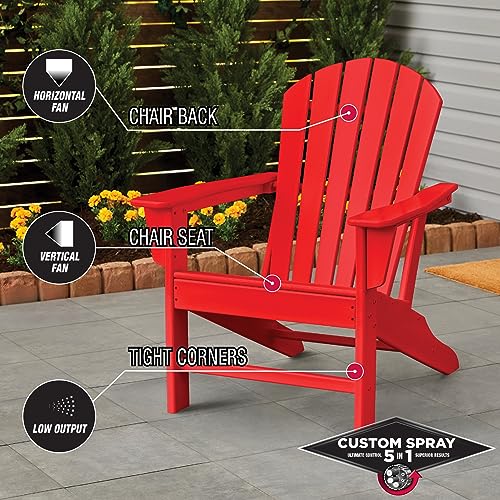 Image of Rust-Oleum Stops Rust Custom 5-in-1 Spray Paint, Gloss Cherry | Rust Preventive Enamel, Multi Surface (Metal, Wood and More), Adjustable Dial for Better Control, Fast Dry, Comfort Tip