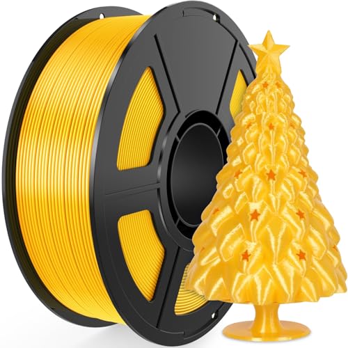 Amoybaby Silk Bright Yellow PLA 1.75mm 1kg Tangle-Free 3D Printing Filament