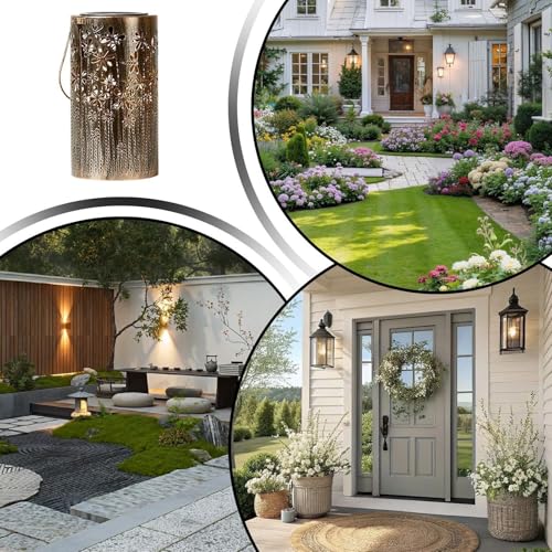 Lanternes solaires à suspendre étanches pour décoration de jardin - 4