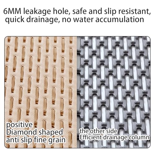 Tapis de bain protège contre les chutes avec sa texture PVC unique - 4