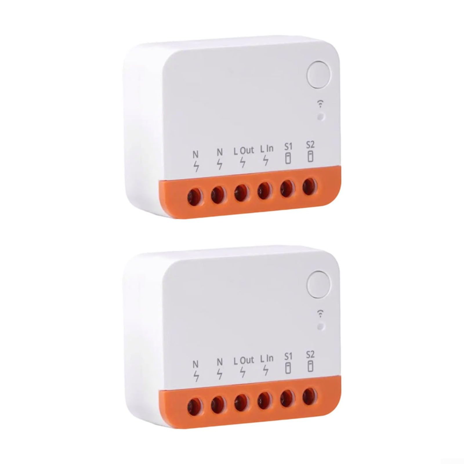 4 Stück MINIR4 WLAN Smart Schalter für relais für 2-Wege Lichtschalter mit Zeitfunktion und App Steuerung