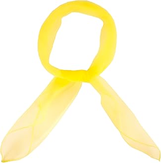 Hat To Socks Soft and Light Feel Square Chiffon Neck Scarf Retro Pinup Hair Scarf for Girls Women