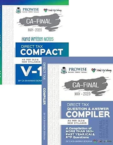 Combo COMPACT & Q/A Compiler Direct Tax for Old and New Syllabus Applicable For May 2020 Exam Unknown Binding