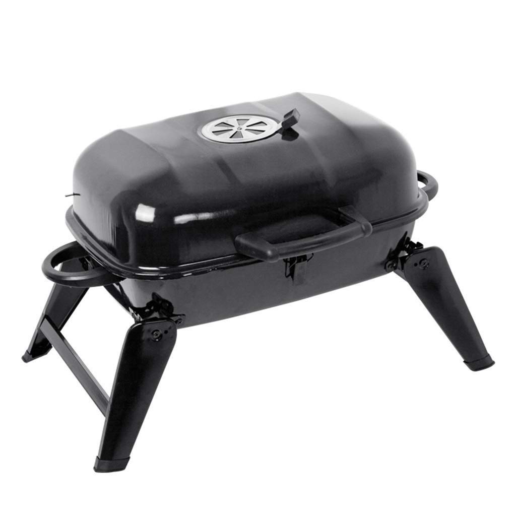 Przenośny grill na węgiel drzewny – okrągły ruszt do gotowania na zewnątrz na kemping sprzęt do grillowania na węgiel drzewny idealny na pikniki i imprezy na podwórku