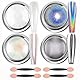 GZSYY Chrome Nail Powder Aurora Ice Shimmer Chrome Pigment Pulver 4PCS Crome Pulver Nägel Nail Art Nageldesign