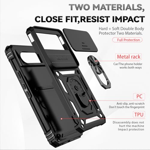 Coque Pixel 8 robuste antichoc pour éviter les rayures d'objectif - 5