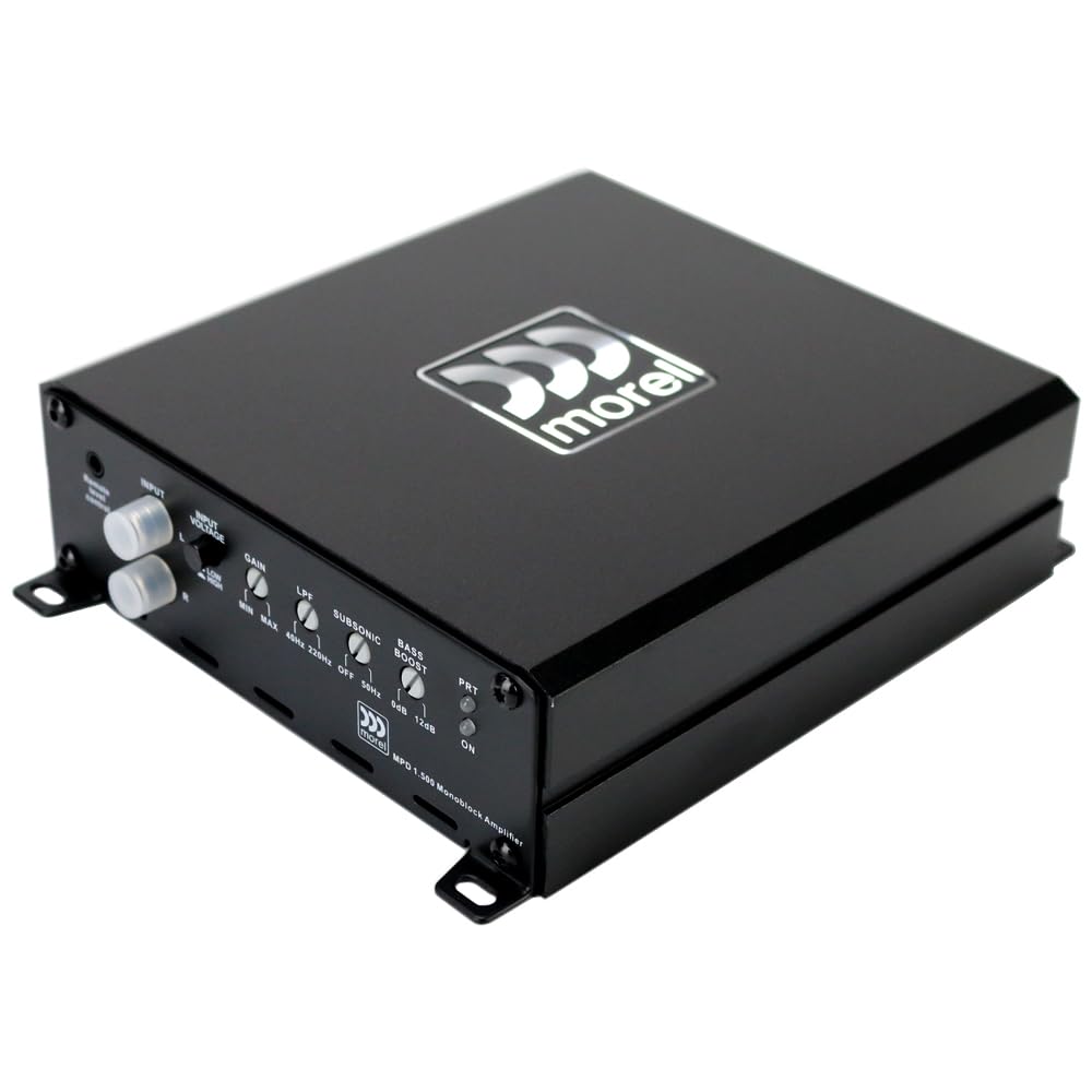 Morel MPD 1.500 500W Monoblock Car Audio Compact Amplifier