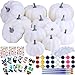 Winlyn 12 Sets DIY Fall Pumpkin Painting Kits Assorted...
