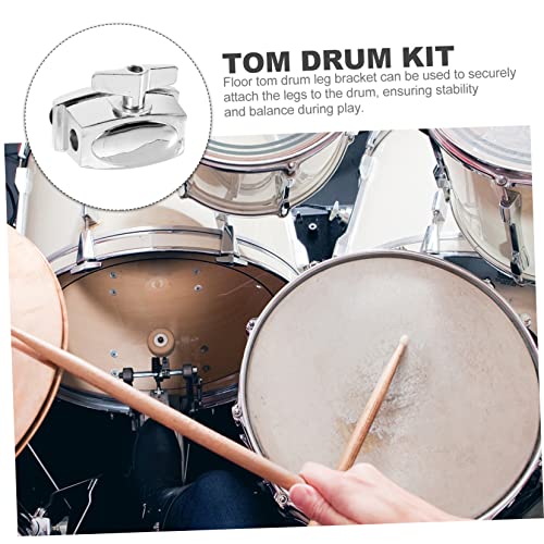 Abrazadera ajustable de montaje para silla de tambor de aleación para tom de piso y partes de tambor de caja miniatura 6