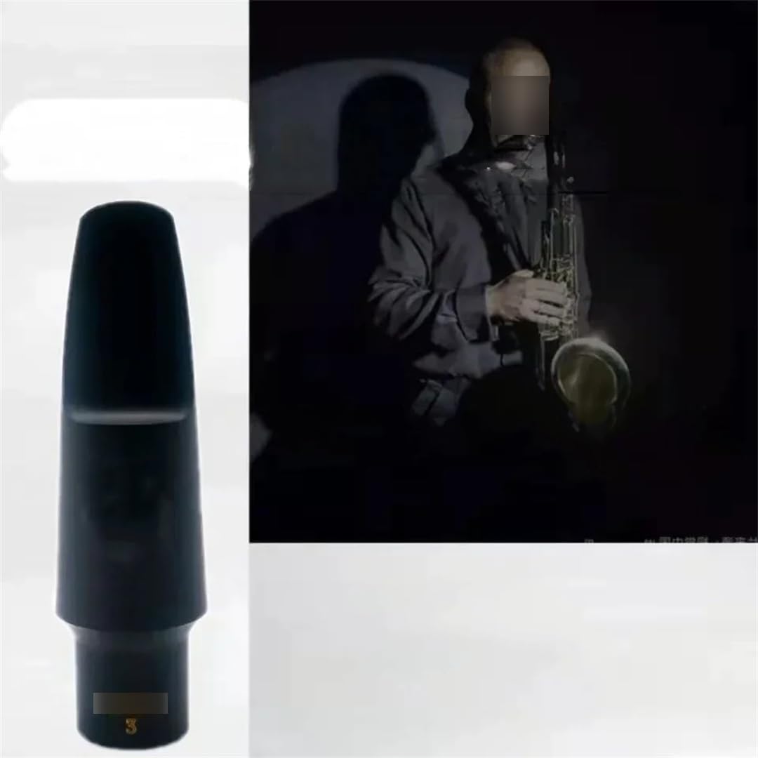 Suwequest Boquilla de baquelita para saxofón alto tenor soprano profesional, accesorios para saxofón