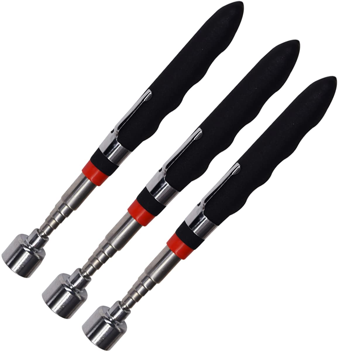 Gifts for Men 3PCS Telescoping Magnetic Pick Up Tool Extendable 31" 20 lb Telescopic Magnet Stick Gifts for Men/Boyfriend/Papa/Grandfather,Birthday