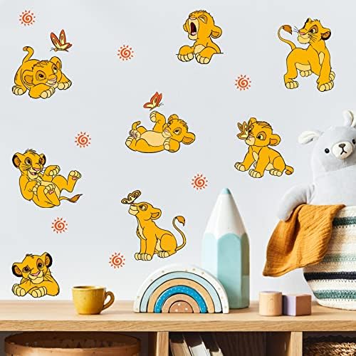 Kids Room Wall Decor Cartoon Little Lion Wall Decals Vinyl