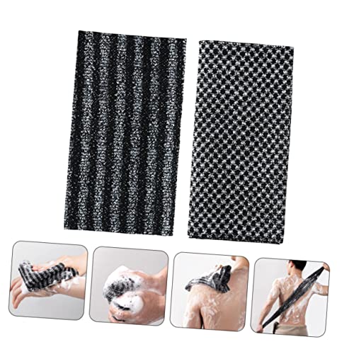 Serviette de corps de arrière confortable avec éponge de bain et scrub - 6