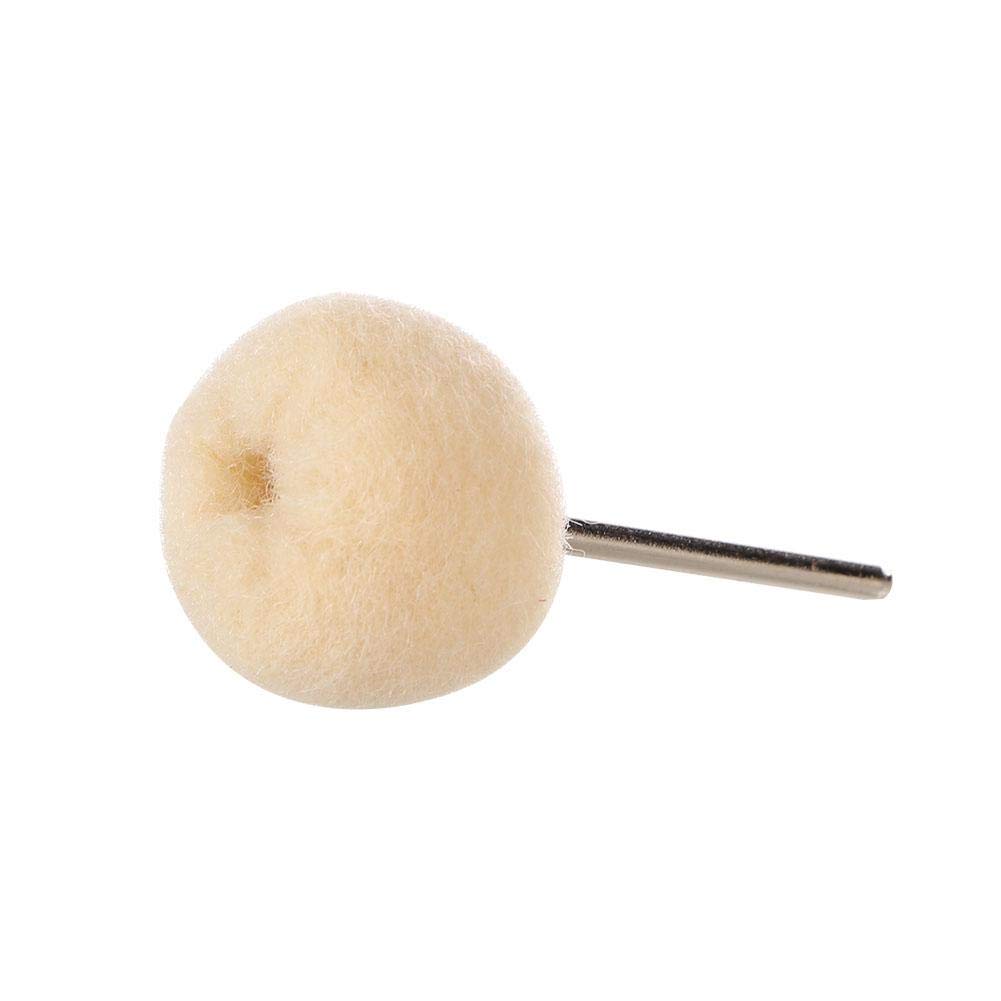 10 Pezzi 2.35mm Montato mandrino lucidatura Strumento di lucidatura Ruote Punte macinino smerigliatrice Testa Polacca Orologio Accessori Gioielli Strumento Materiale per la Lucidatura dei Gioielli