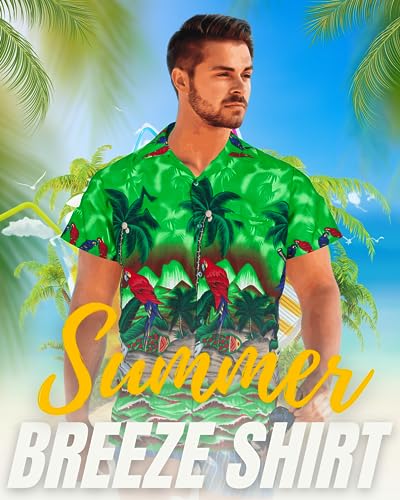 Redstar Fancy Dress - Camicia Hawaiana da Uomo