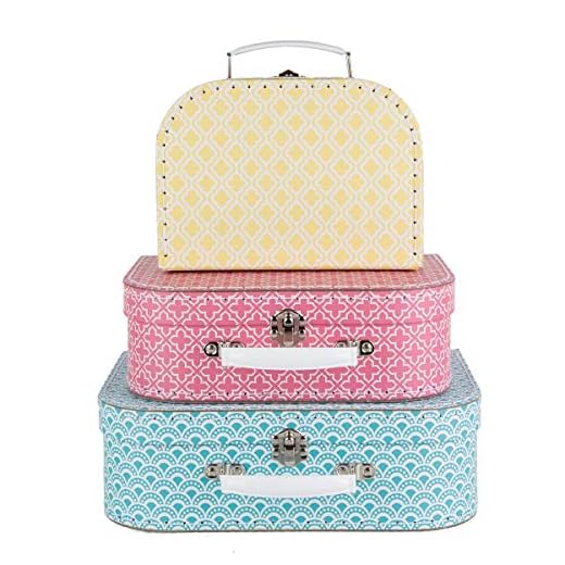 Sass & Belle Moroccan (Set of 3) Geometrics Suitcases