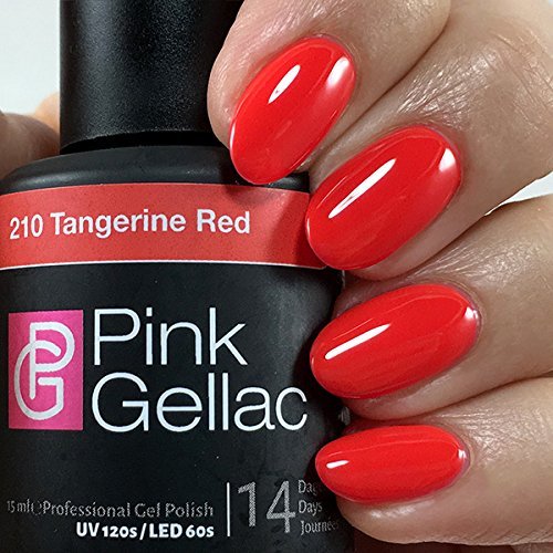 Pink Gellac 210 Tangerine Red UV/LED Gel Polish