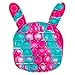 Cry Babies Magic Tears Pop It Coney / Divertente giocattolo Antistress personalizzato a forma di Orecchie di Coney - Gioco sensoriale per ragazzi e ragazze +3 Anni, Multicolore