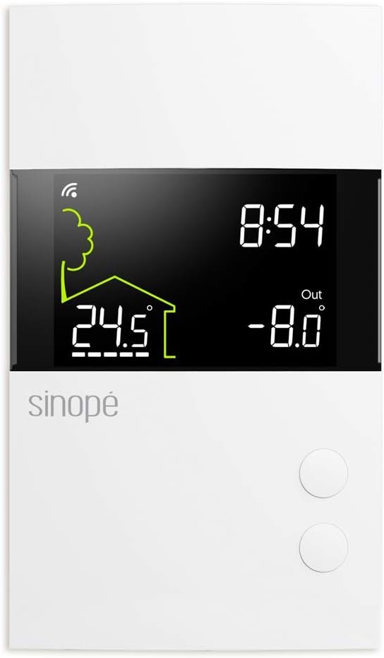 Sinopé Smart WiFi Thermostat for inFloor Heating TH1310WF (Works with