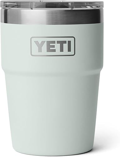 Miniatura 21 de YETI Rambler - Vaso apilable de 16 onzas, aislado al vacío, de acero inoxidable con tapa MagSlider | Stackable, Vacuum Insulated, MagSlider Lid,