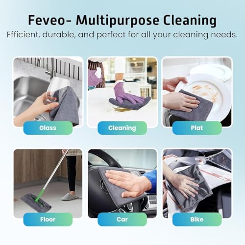 Image of Microfiber Cloth 350 GSM - 40x40 cm, (Grey) | Ultra-Soft, Lint-Free & Streak-Free Towels for Car, Bike, Interior & Exterior Detailing, Polishing & Washing (Pack of 1)